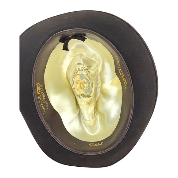 Champ Kasmir Finish Fedora Hat Brown Western Hills McAlpins Gentlemens Corner 7 - Picture 6 of 11